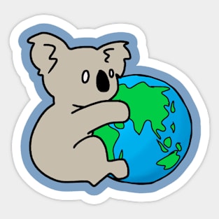 Hug the World Sticker